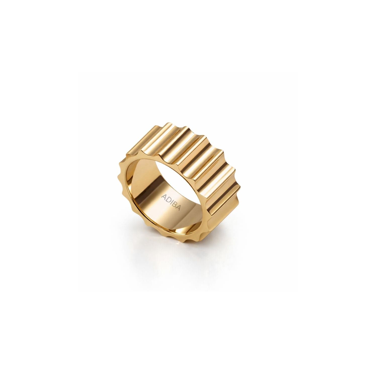 Machina Gear Stainless Steel Band Ring