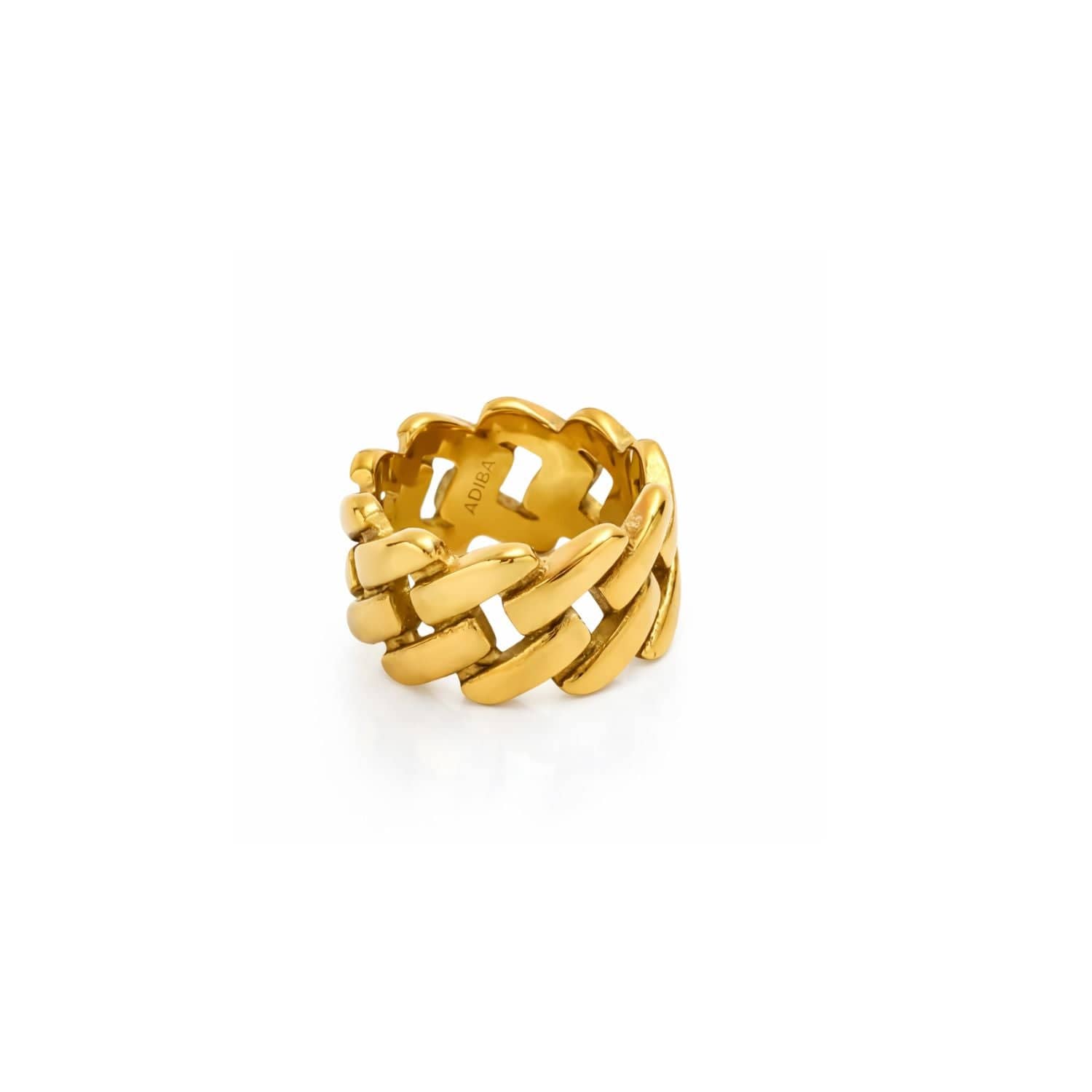 Mega Chain Links Stainless Steel Ring