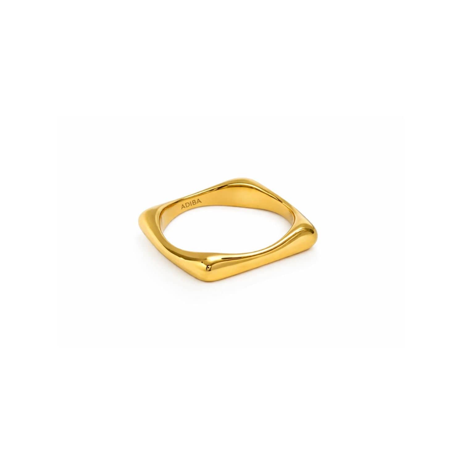 Plain Minamilist Square Stainless Steel Ring