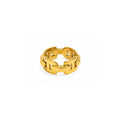 The Bond 18k Gold Plated stainless Steel Ring