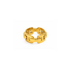 The Bond 18k Gold Plated stainless Steel Ring
